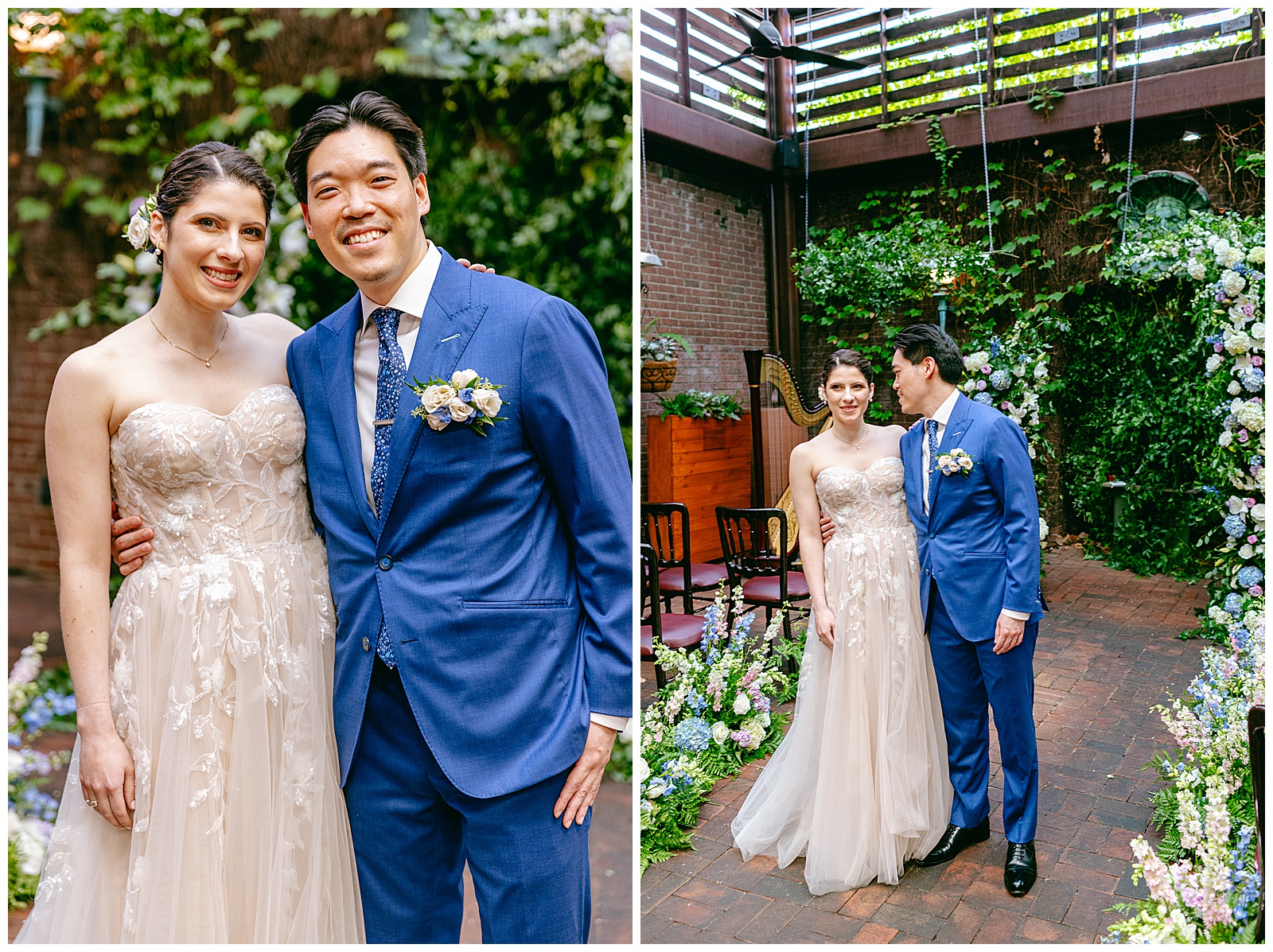 Bride and Groom Portraits on Wedding Day