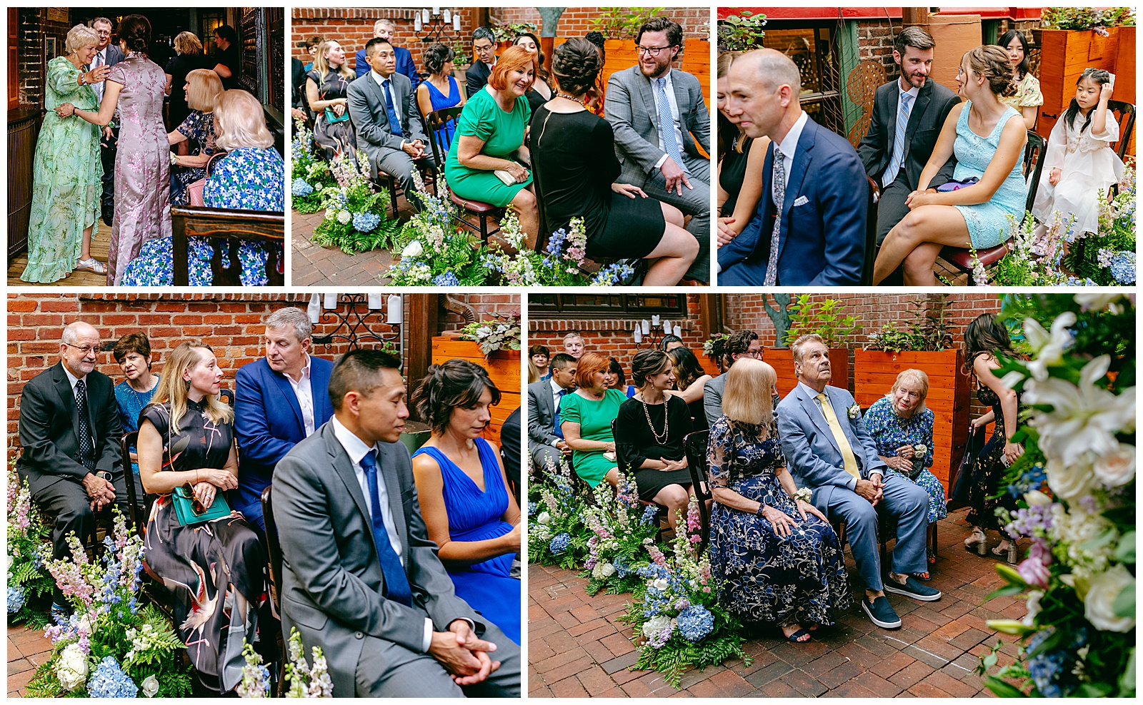 Wedding Guests Seated at the Ceremony