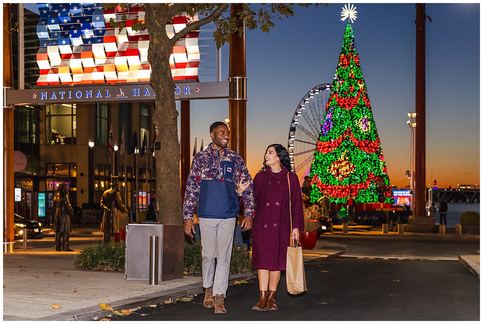 Couple photography National Harbor