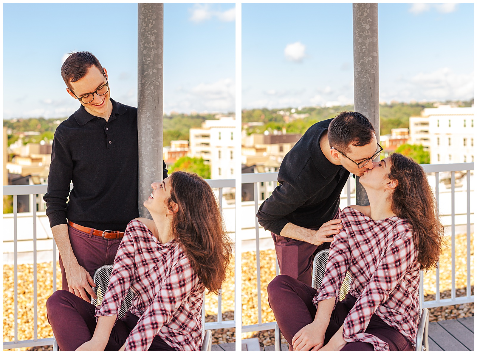 Living in Kalorama couples photography session DC