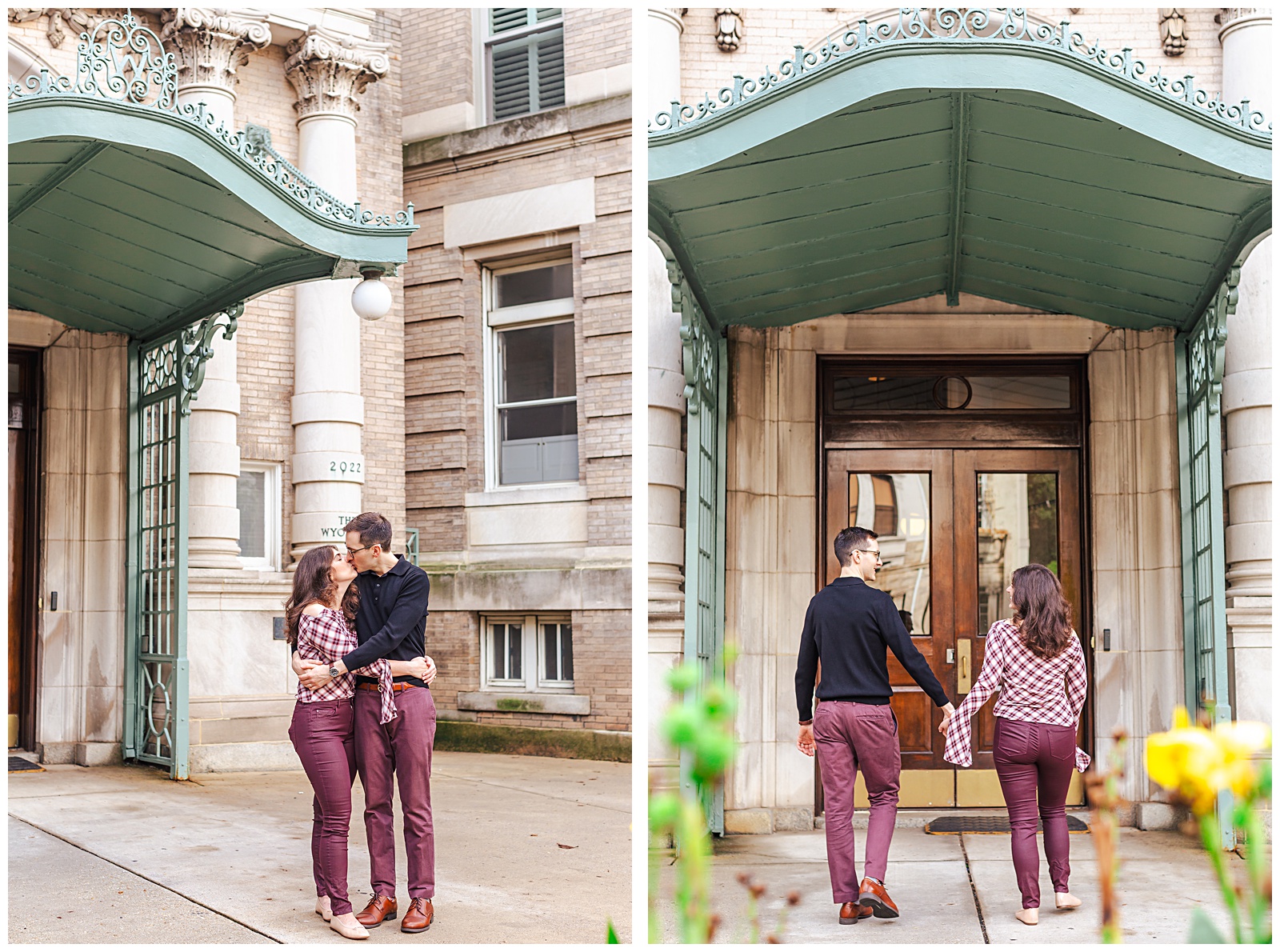 Couples session in Kalorama Washington DC