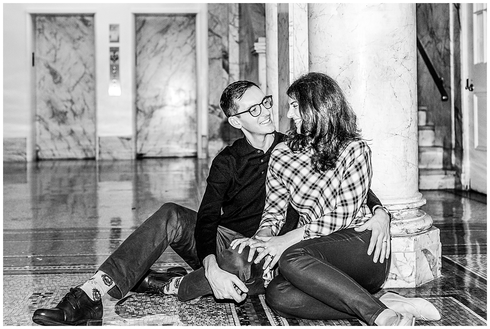 Stylish couples photography Adams Morgan DC