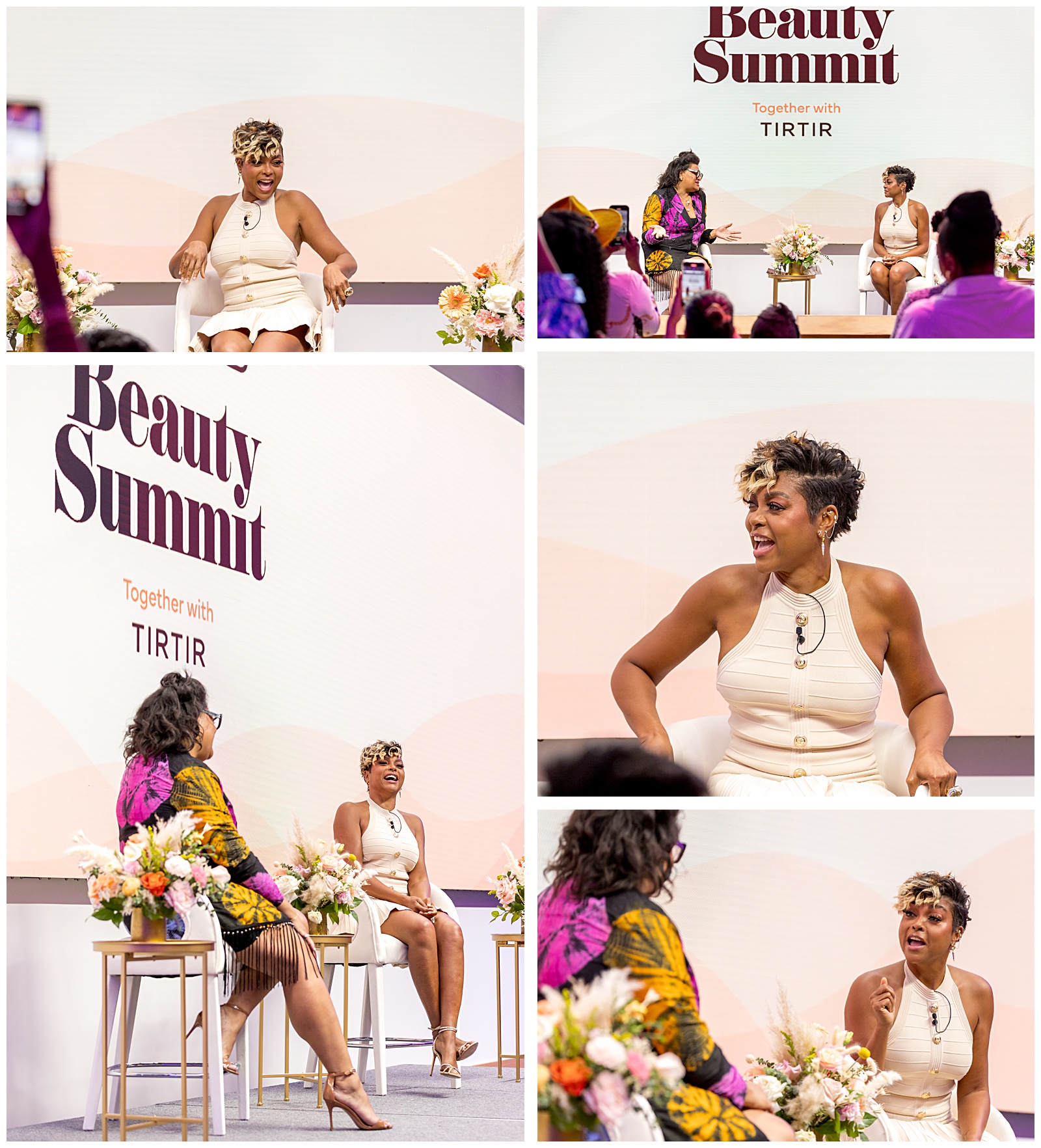 Taraji P. Henson on stage at the BBR Beauty Summit