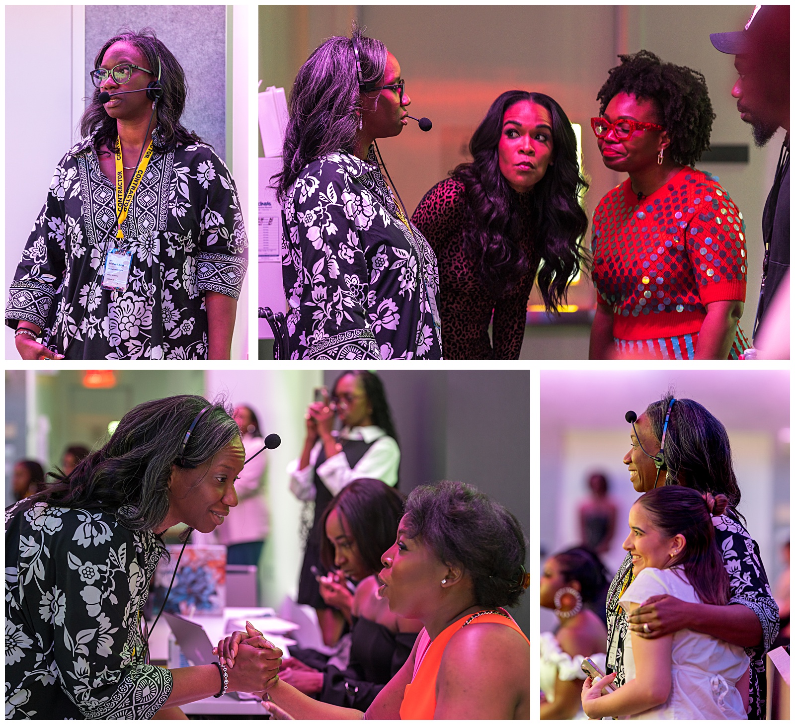 Melva LaJoy Legrand of LaJoy Productions greets her colleagues and friends at the BBR Summit