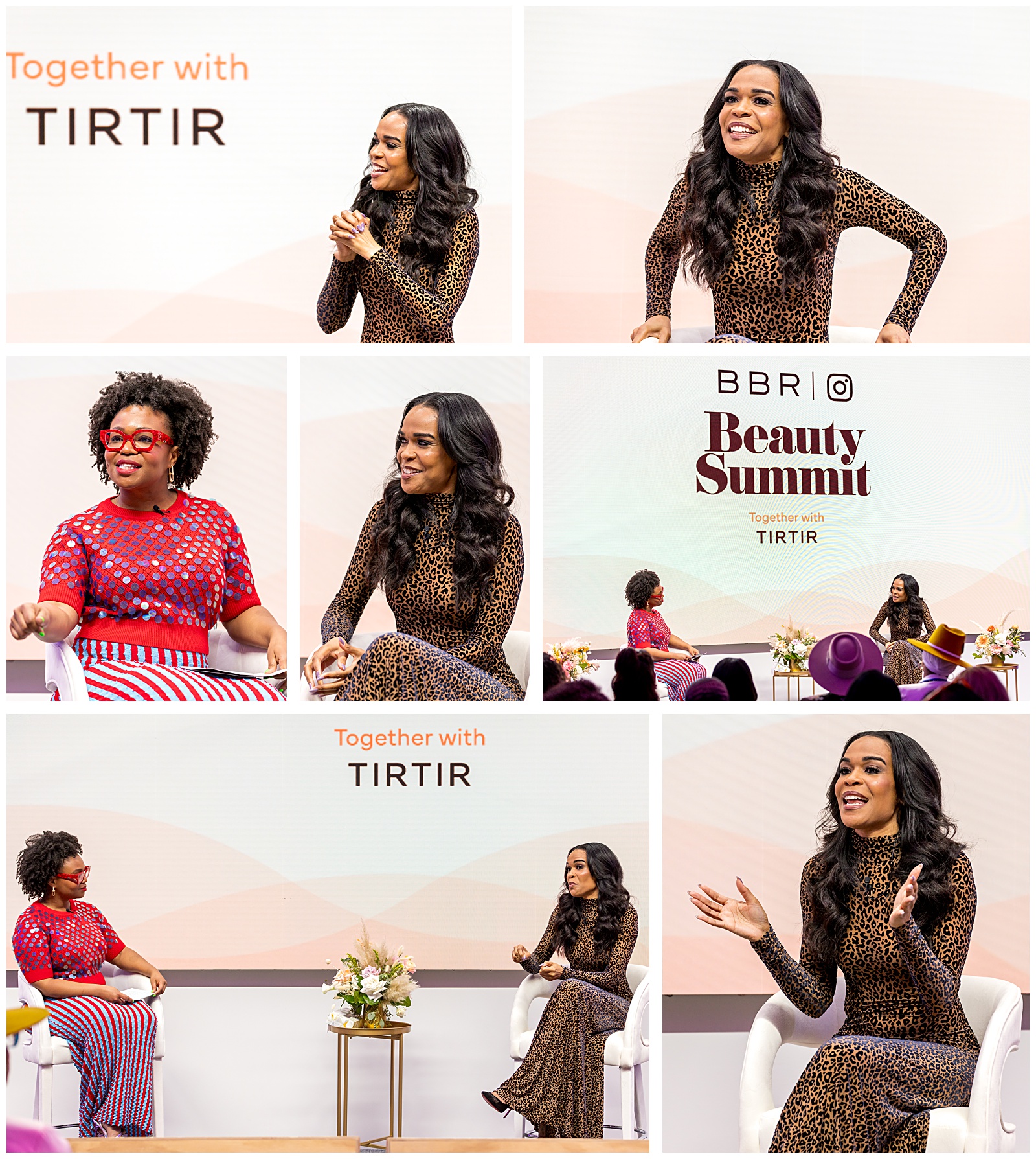 Michelle Williams of Destiny's Child speaks at the BBR Beauty Summit in New York City coverage by Liz Steawrt corporate event photographer new york NYC