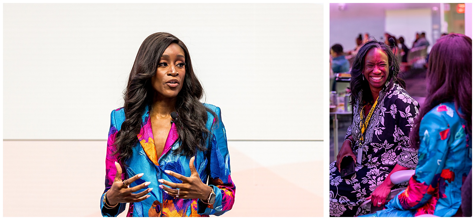 Maude Okrah Hunter and Melva LaJoy Lagrand at BBR Beauty Summit