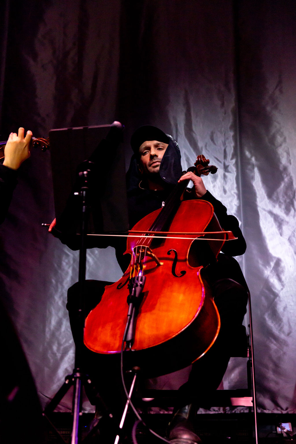 Fine art artist spotlight photograph of 070 Shake performing at the 9:30 Club, translating sound into shadow, color, and an emotionally charged atmosphere.